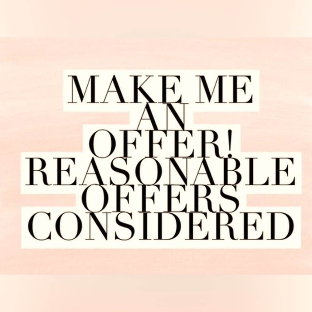 Most reasonable offers are accepted. Bundle & Save.